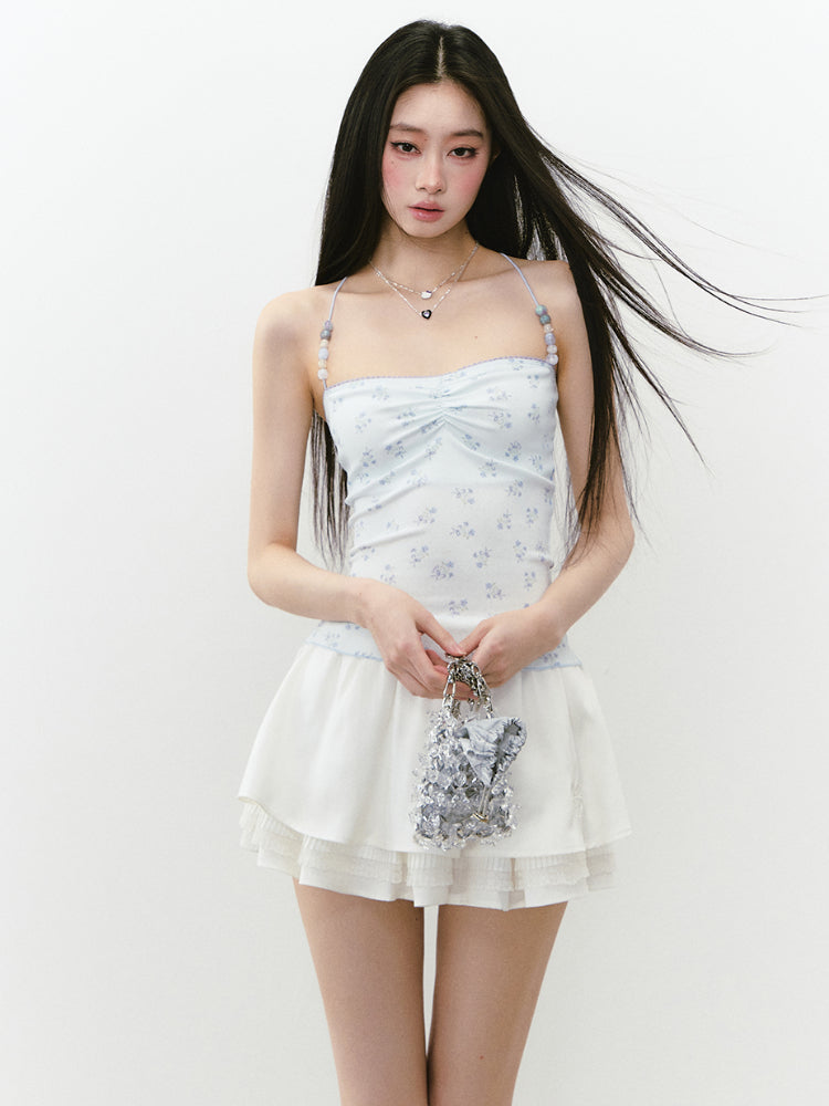 Floral Print Cami Top - CHINASQUAD