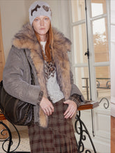 Shearling-Trimmed Suede Patchwork Down - CHINASQUAD