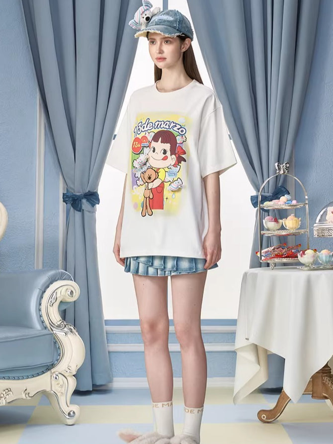 Graphic Cotton Oversized T-Shirt