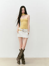 Casual Pencil Skirt with Double - Side Zippers - CHINASQUAD