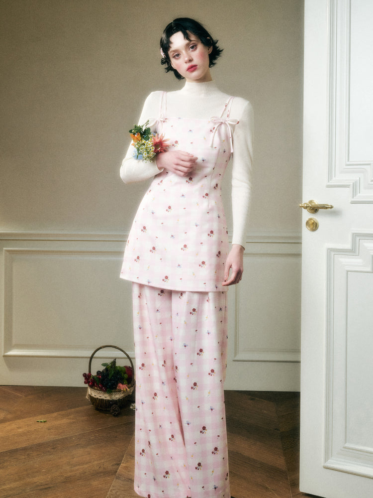 Strappy Floral Print Dress - CHINASQUAD