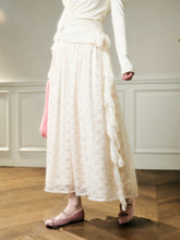 Lace Floral Asymmetrical Off-Shoulder Top & Skirt Set - CHINASQUAD