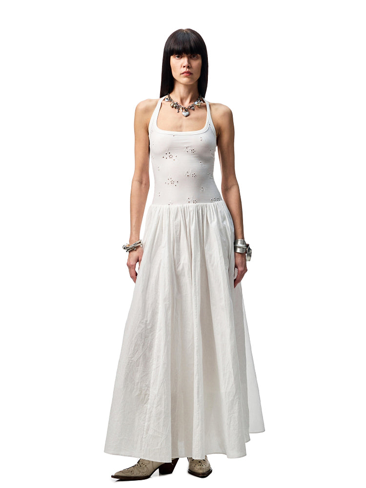 Knit Jacquard Knot Dress - CHINASQUAD