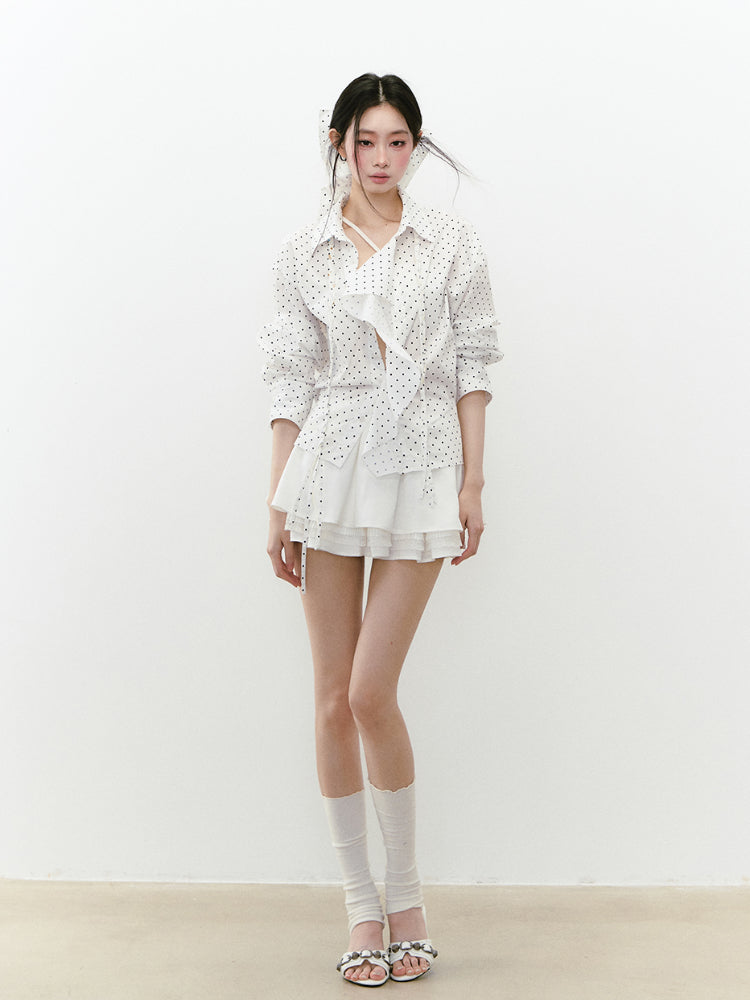 Layered Lace Spliced Cake Skirt - CHINASQUAD