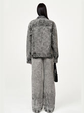 Vintage Black Washed Denim Jacket - CHINASQUAD