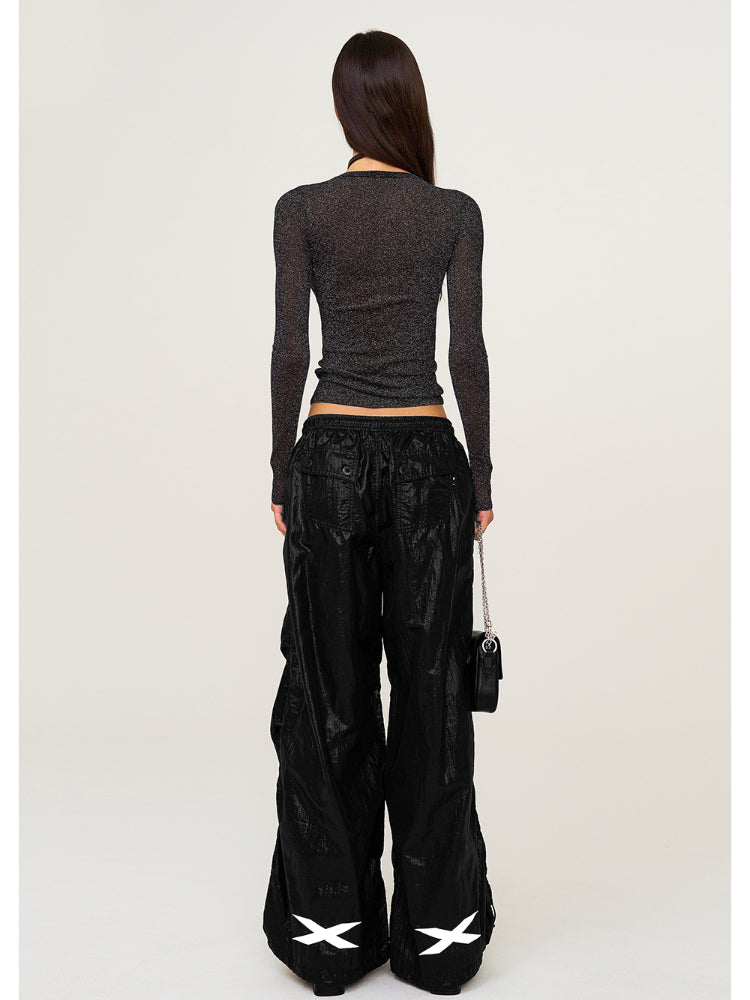 Waist-Cinching Slim Fit Thin Long - Sleeve Tunic
