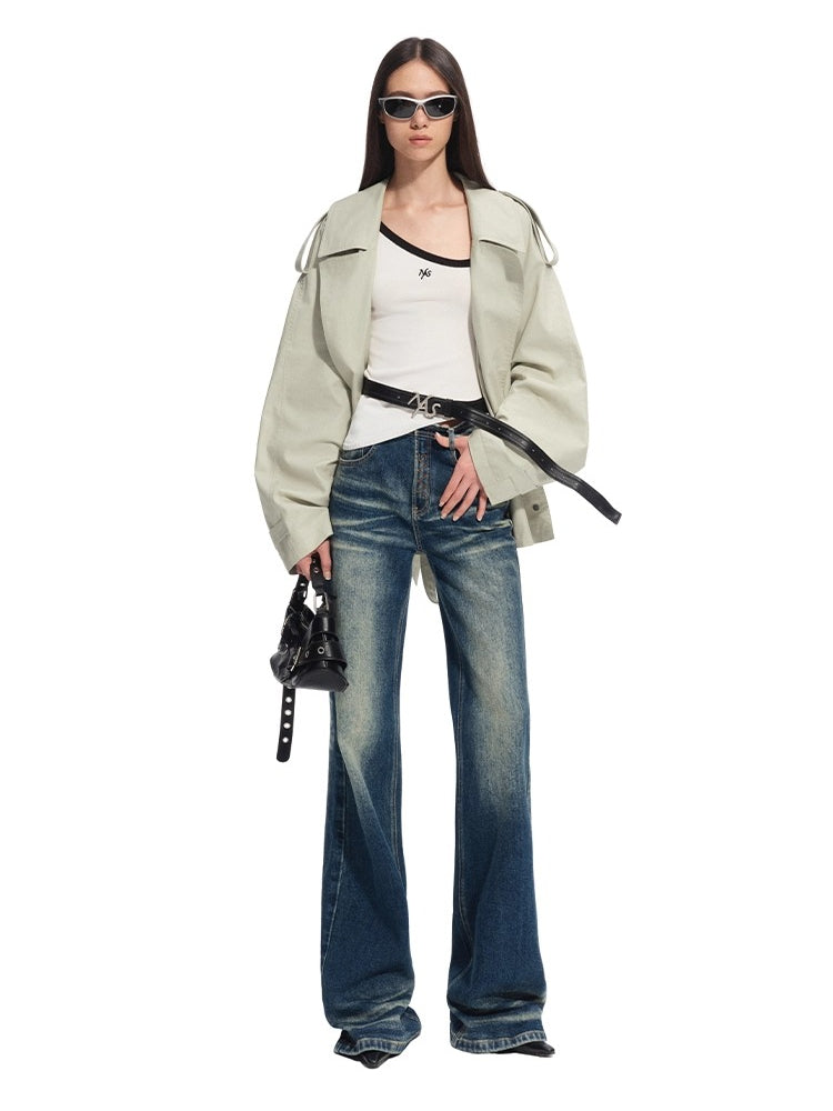 Irregular Crewneck Knitted T-Shirt - CHINASQUAD