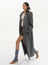 Gray Relaxed Fit Woolen Coat - CHINASQUAD