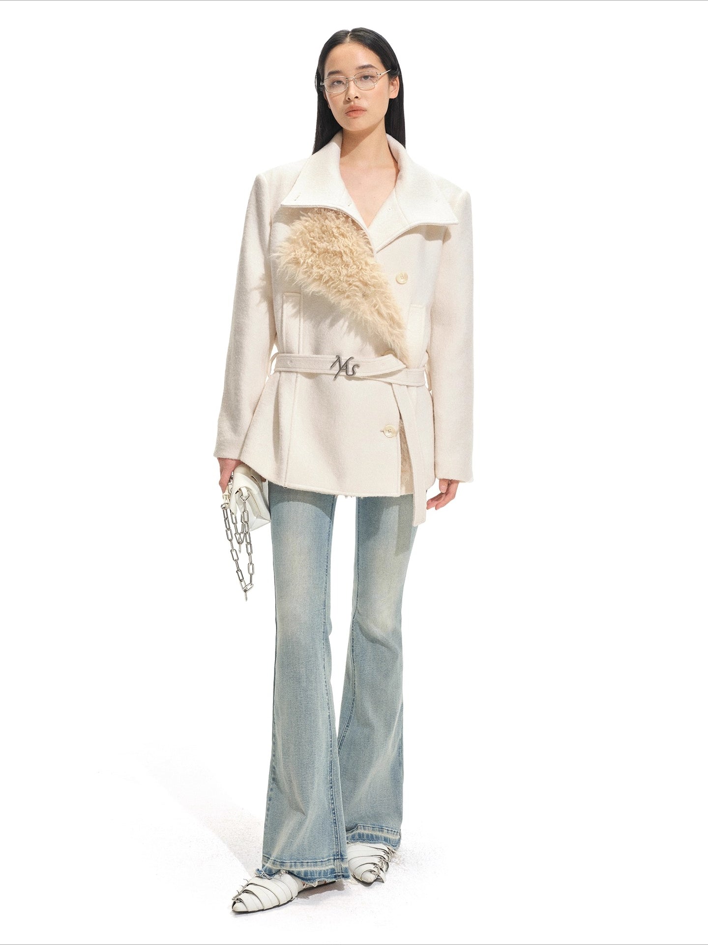 McKinley Wool-Blend Short Coat