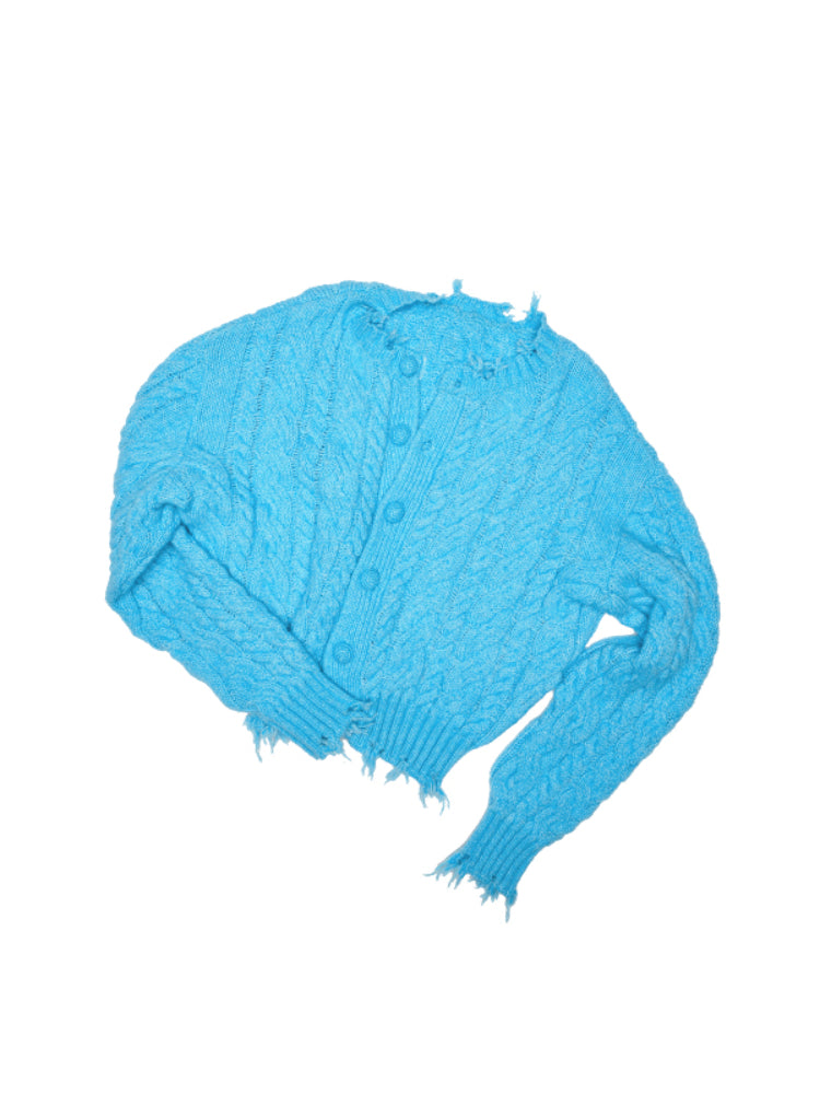 Cable Knit Cardigan & Skirt Set - CHINASQUAD