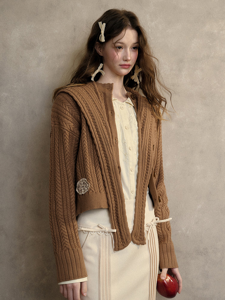 Warm Knitted Cardigan Jacket - CHINASQUAD