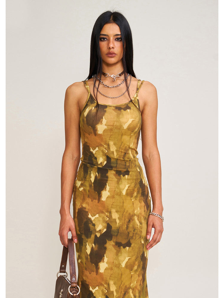 Wildworld Mermaid Knitted Silk Brace Dress - CHINASQUAD