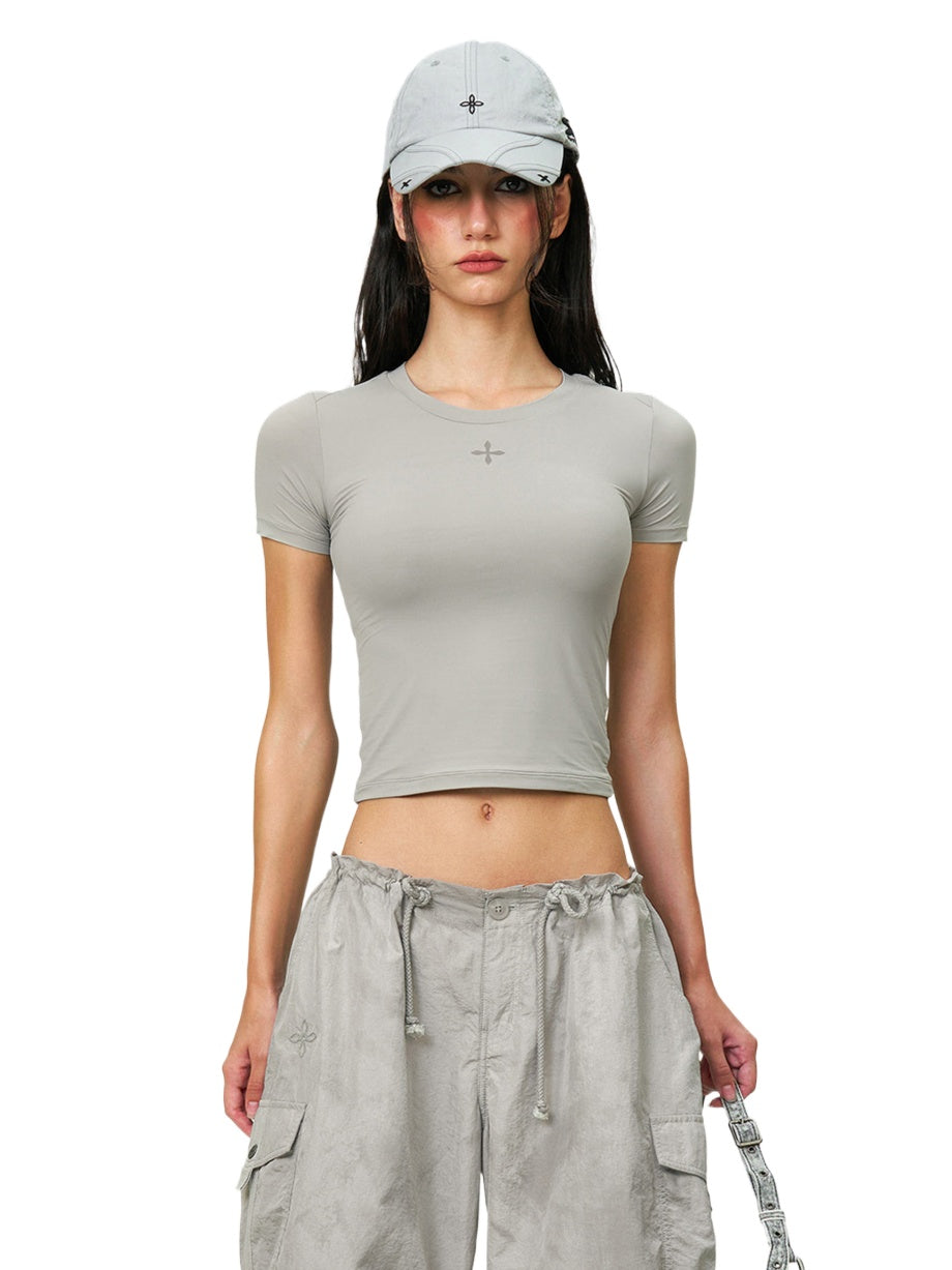 Compass Hug Skin-Tight Fitting Tee - CHINASQUAD