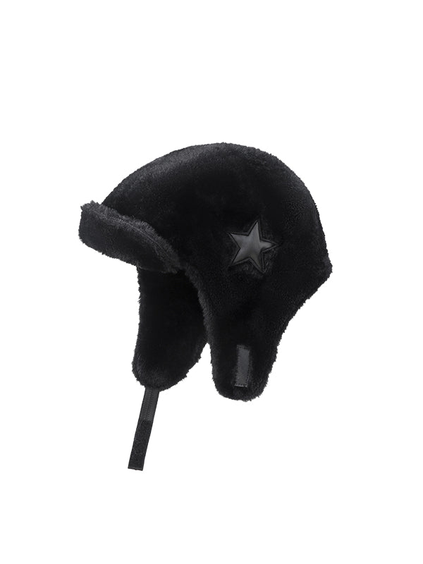 Eco-Friendly Rabbit Fur Earflap Aviator Hat - CHINASQUAD