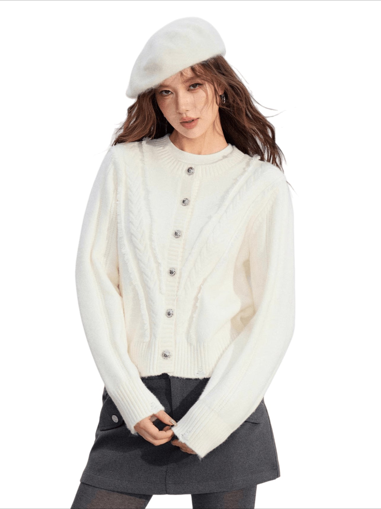 Soft Plush Cable-Knit Sweater