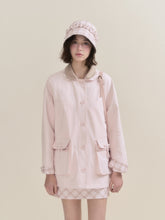 Pink Plaid Reversible Trench Coat - CHINASQUAD