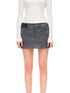 Wool Fold-Structure Low-waist Pencil Skirt - CHINASQUAD