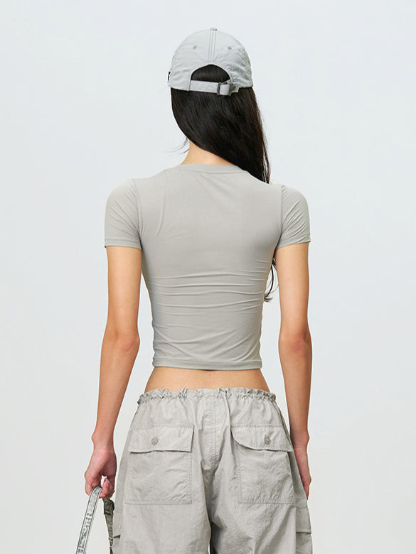 Compass Hug Skin-Tight Fitting Tee - CHINASQUAD