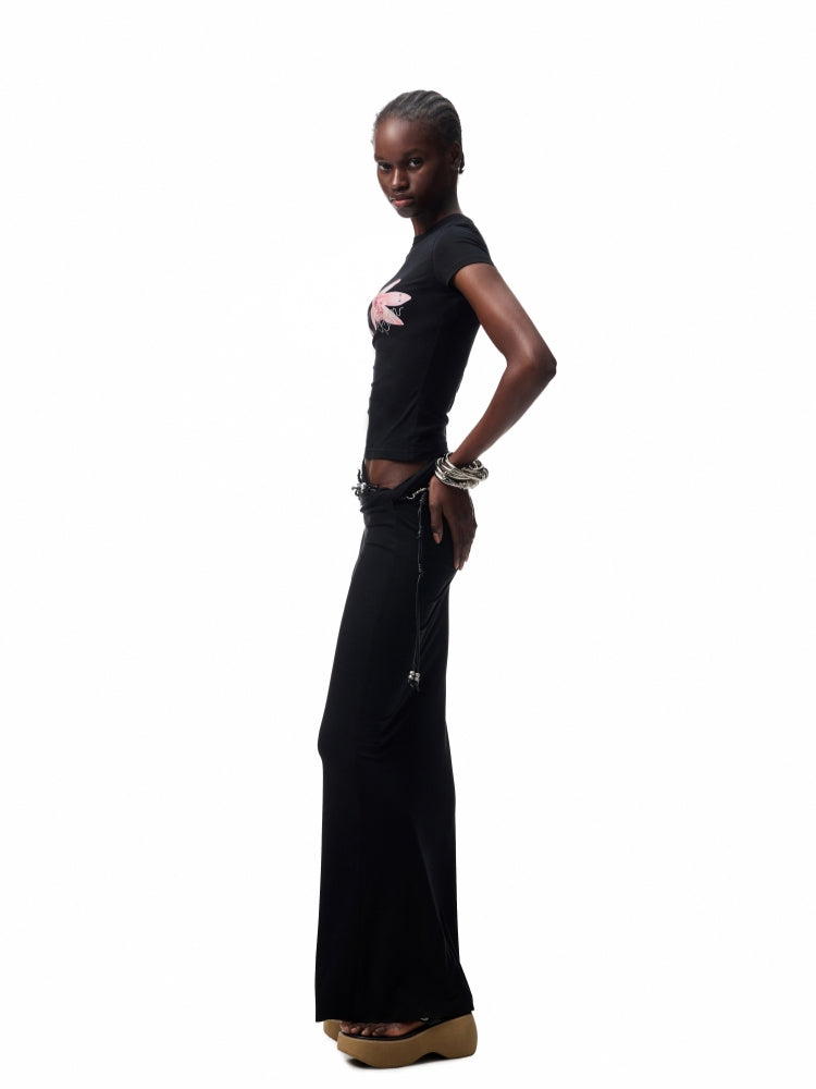 Printed Slim-Fit Short Sleeve T-shirt - CHINASQUAD