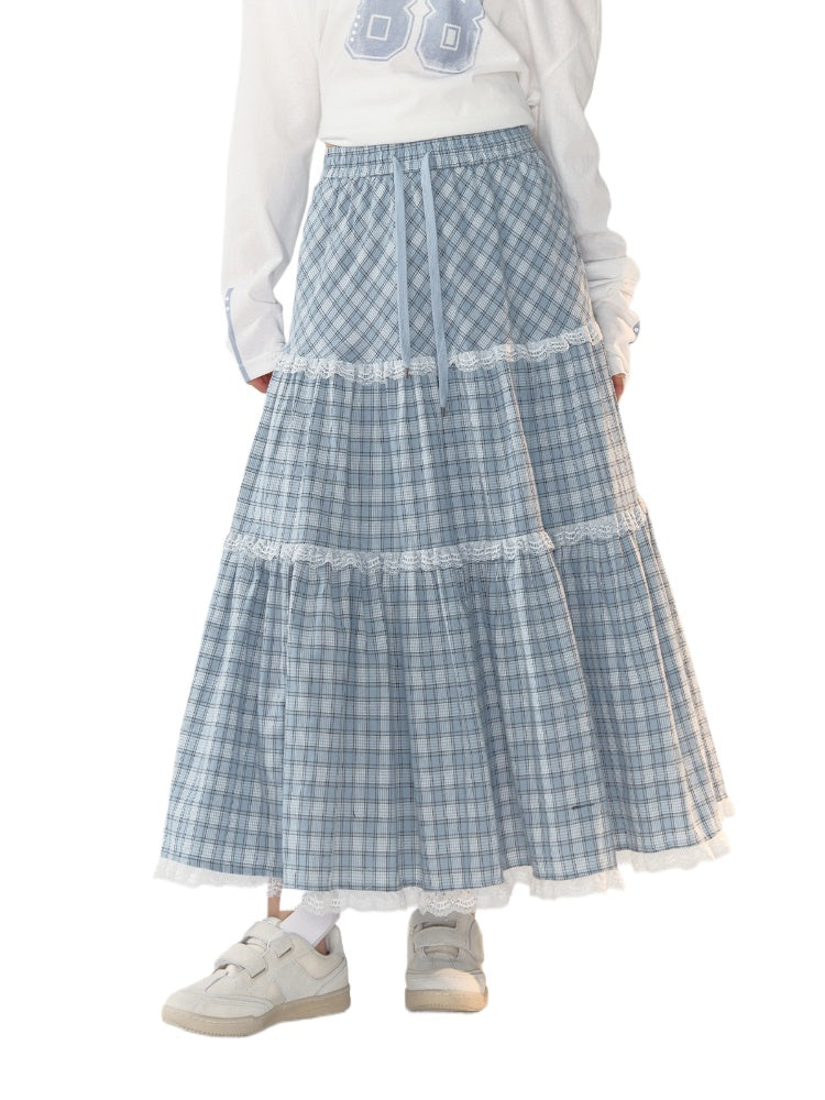 Lace Trimmed Cake Skirt - CHINASQUAD