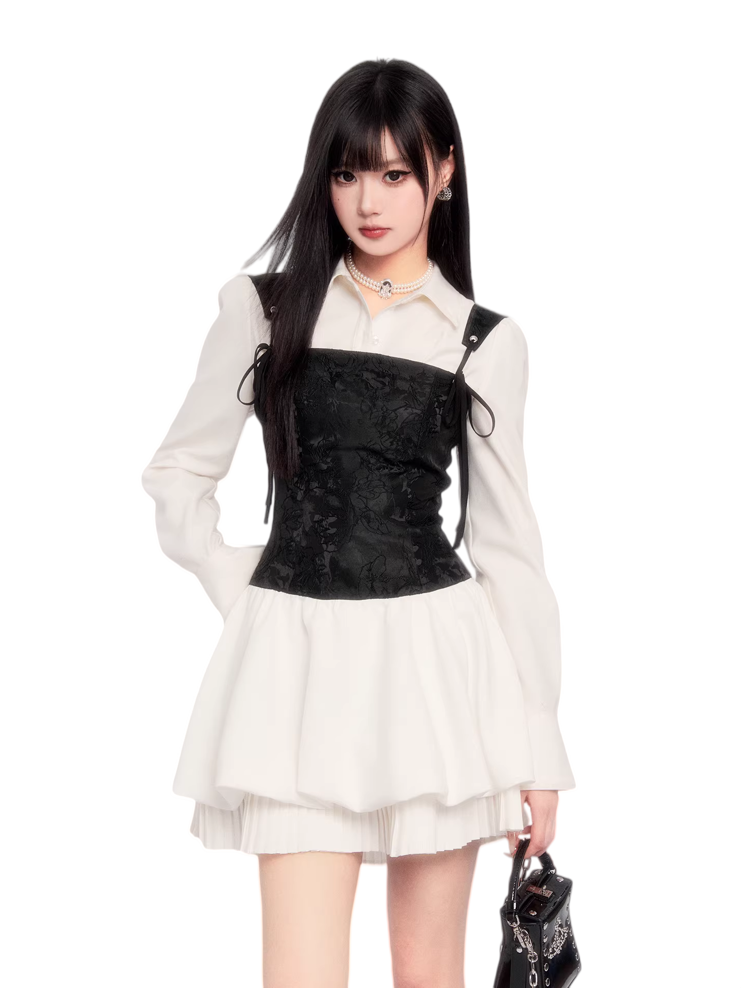 Prelude Pleated Princess Camisole Dress