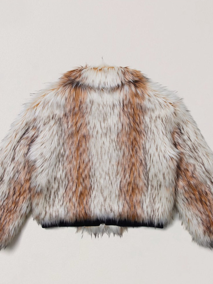 Arctic Cross Faux Fur Jacket