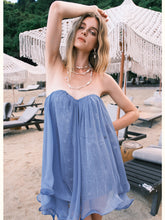 Thiri Chiffon Tube Top Dress - CHINASQUAD