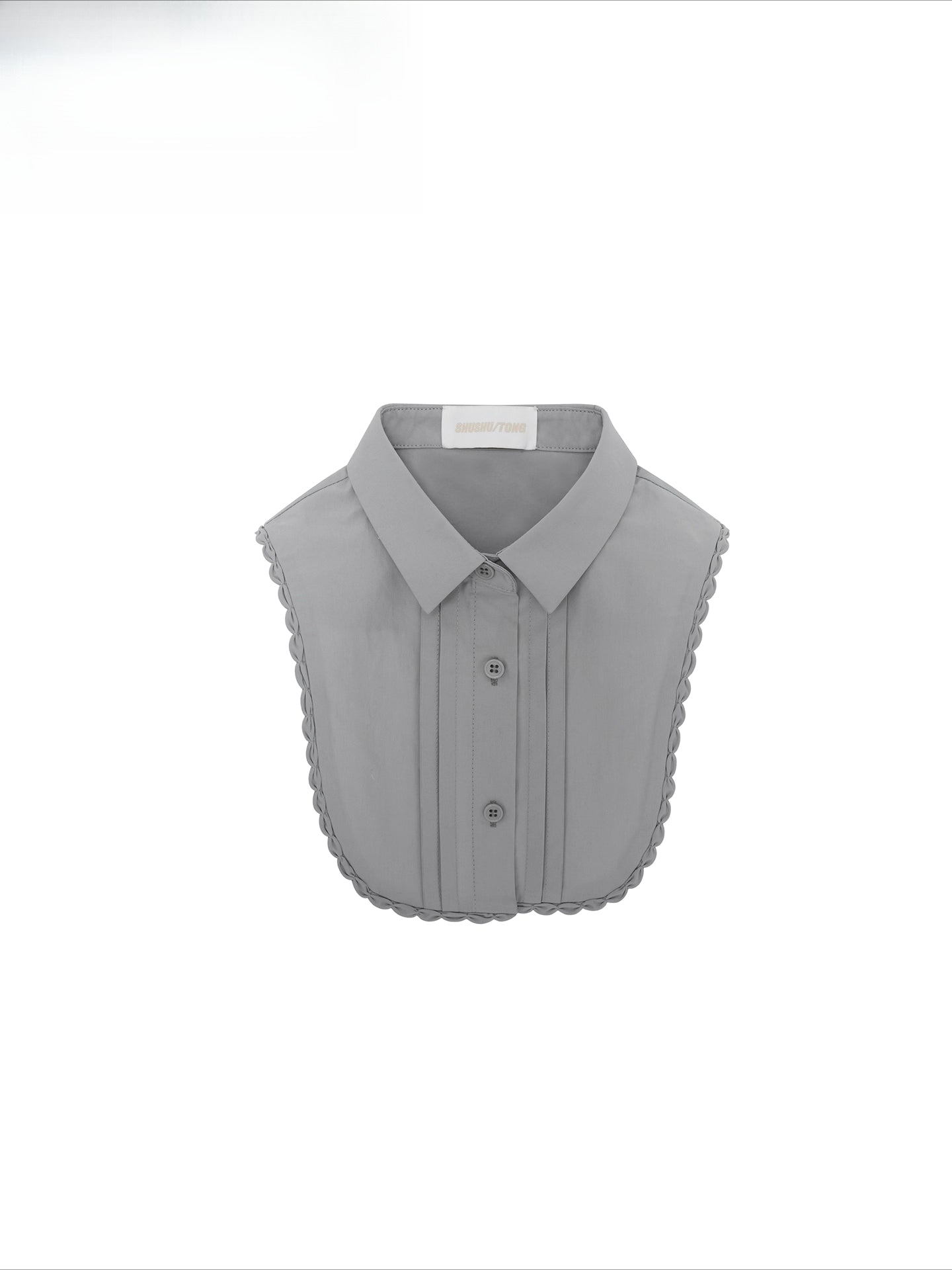 Ruffled Cotton Detachable Collar - CHINASQUAD