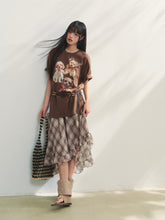 Irregular Ruffle  Top & Midi Skirt Set - CHINASQUAD