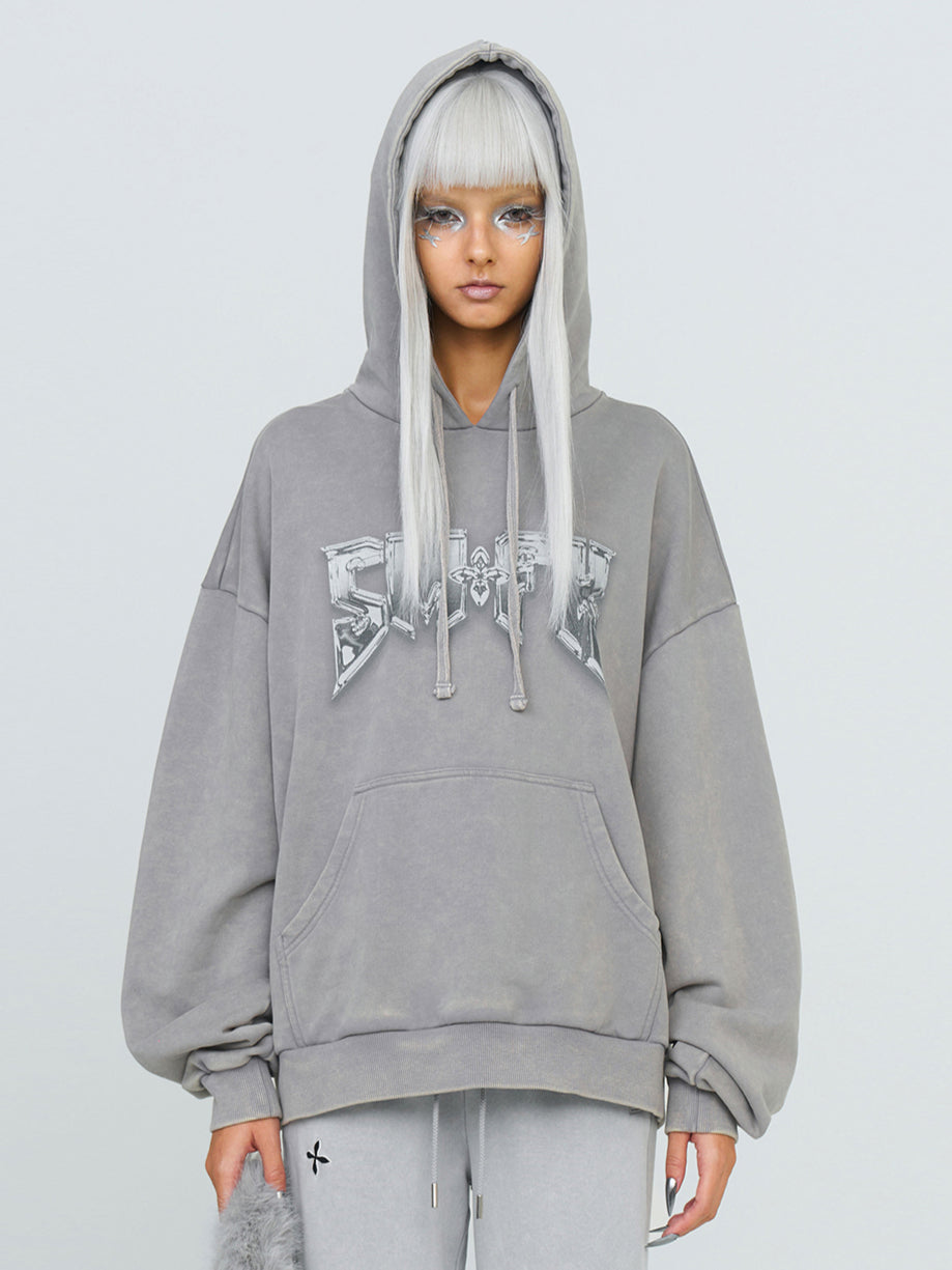 Metal Rock Oversized Hoodie - CHINASQUAD