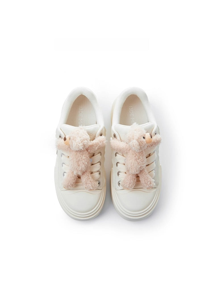 Patchwork Platform Canvas Sneakers