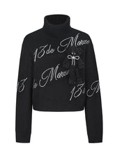 Bear Rhinestone Logo Sweater - CHINASQUAD