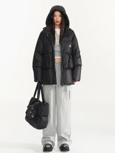 White Duck Down Hooded Jacket - CHINASQUAD