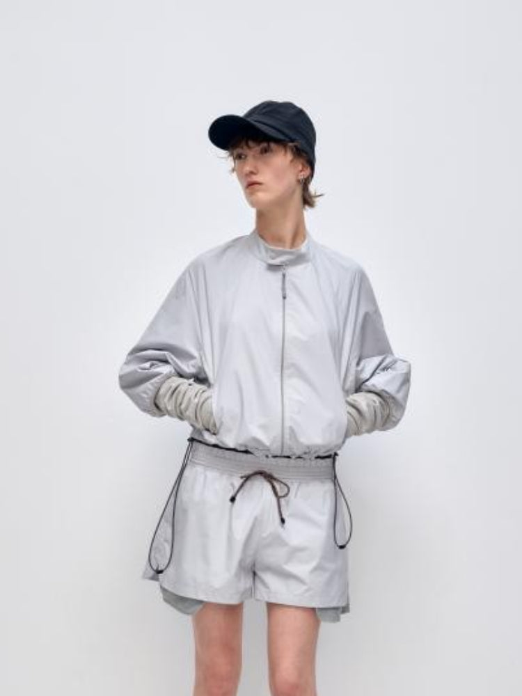 Color Block Outdoor Sports Jacket & Shorts Set - CHINASQUAD