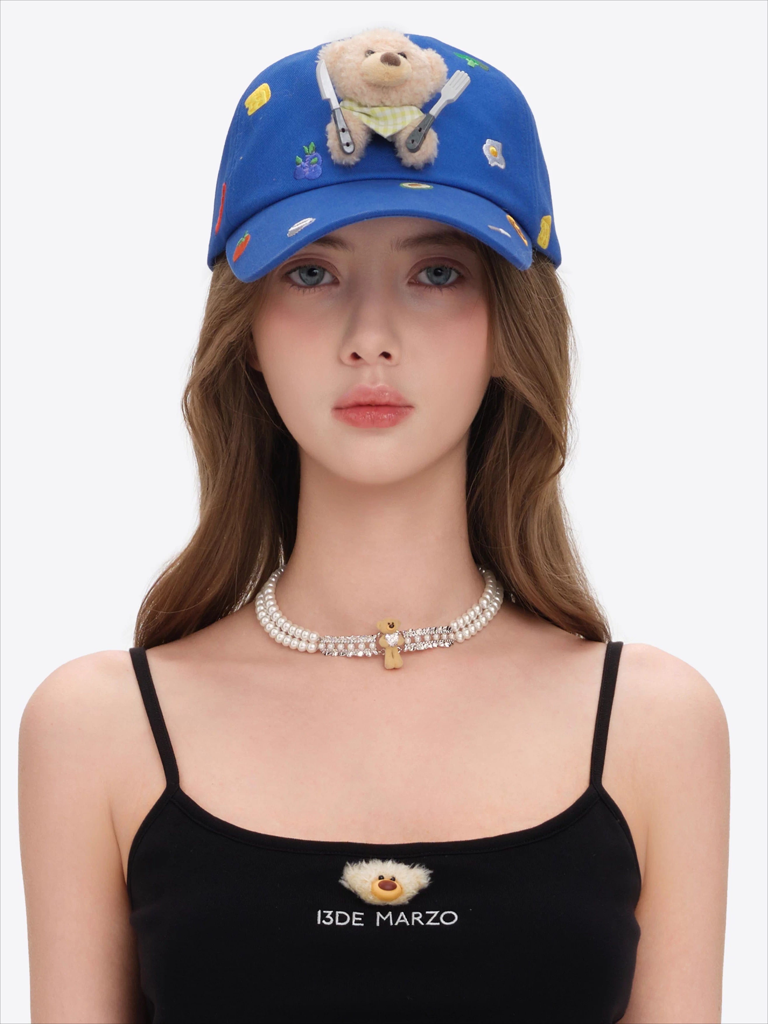 Breakfast Embroidery Baseball Cap