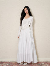 Asymmetrical Pleated Maxi Skirt - CHINASQUAD
