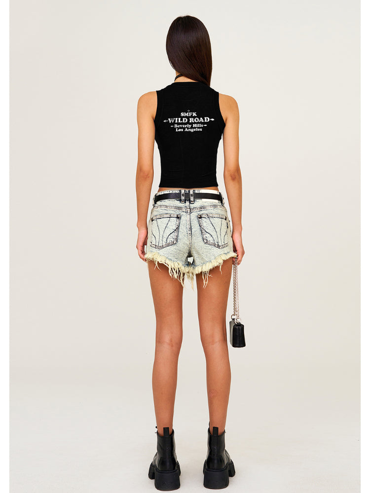 Spring/Summer New - Arrival Loose - Fit Denim Shorts - CHINASQUAD