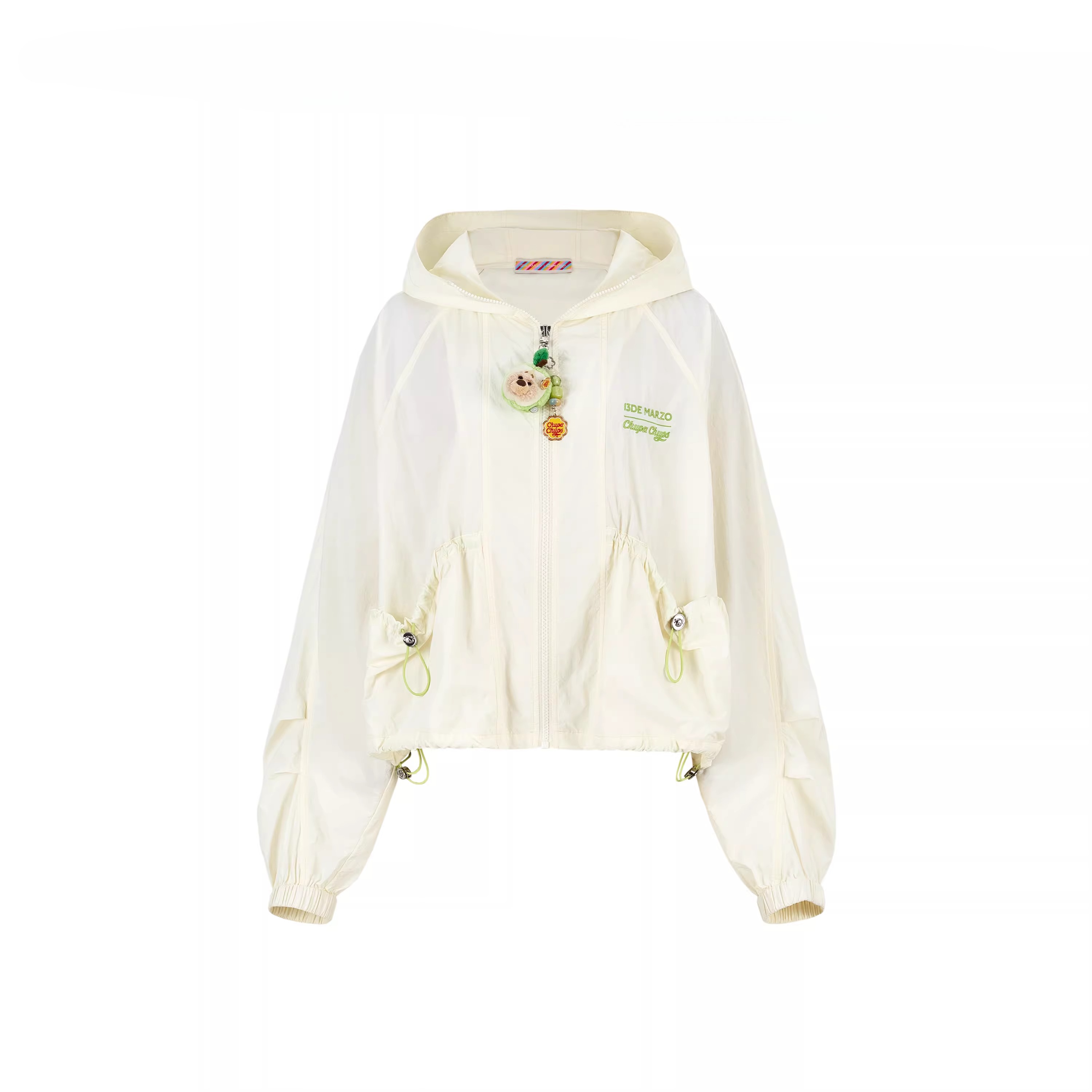 Cropped Raglan Sleeve Lightweight Jacket