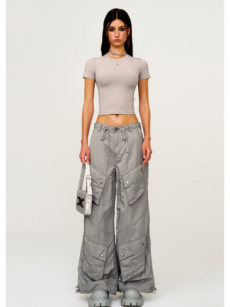 Cross Shaped Slim Fit T-shirt Base Shirt - CHINASQUAD