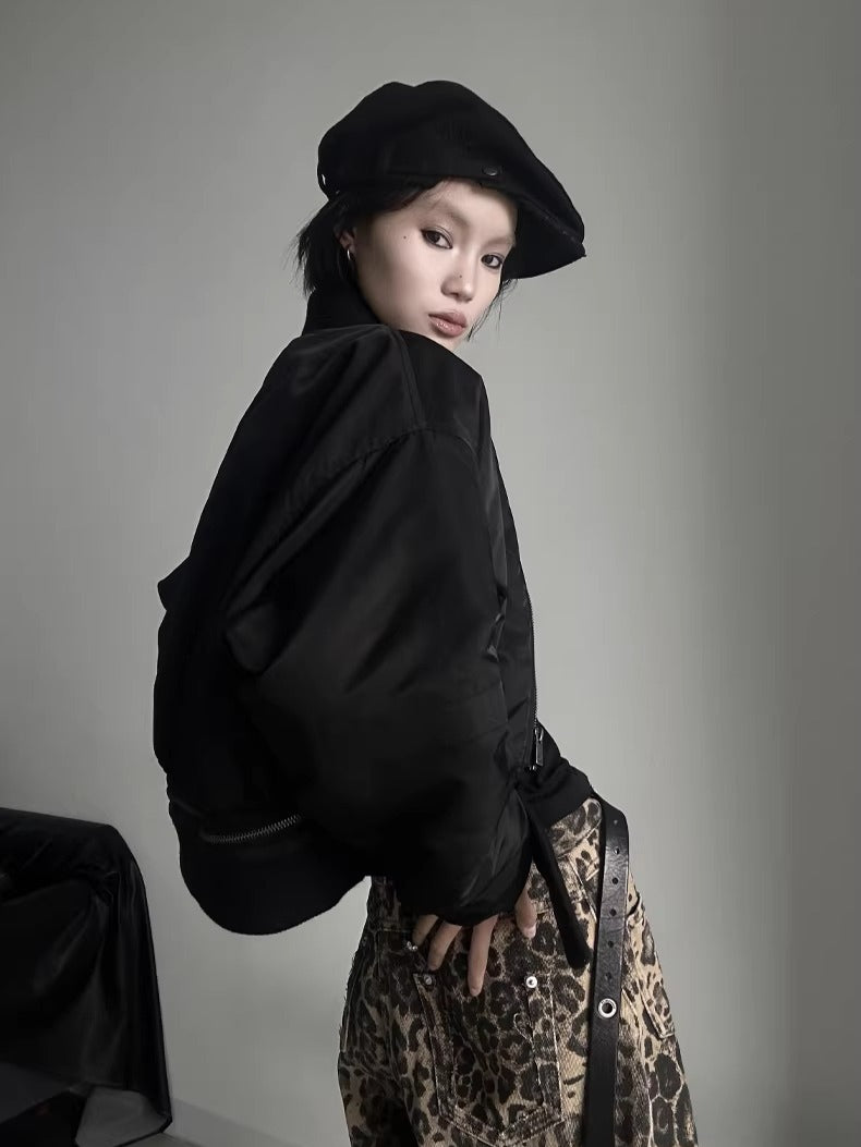 Embroidered Washed Utility Forward Cap