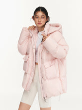 White Duck Down Hooded Jacket - CHINASQUAD