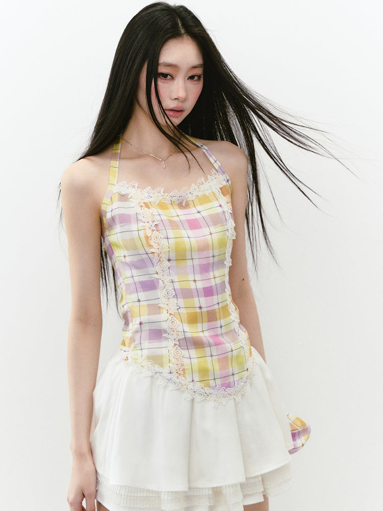 Layered Lace Spliced Cake Skirt - CHINASQUAD