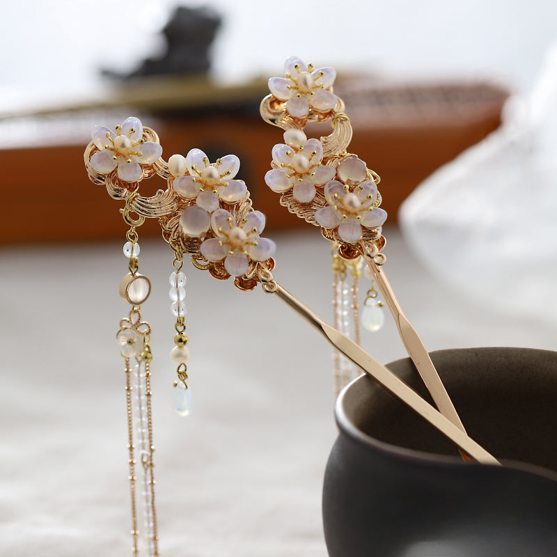 Ming Dynasty Tassels Handmade Hanfu Hairpin - CHINASQUAD