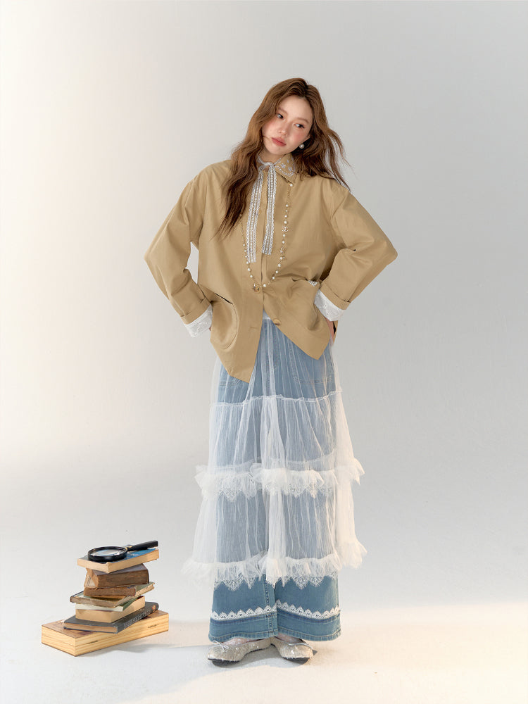 Lace Patchwork Jacket - CHINASQUAD