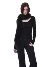 Textured Jacquard Knit Round-Neck Sweater - CHINASQUAD