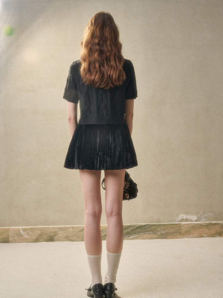 Pearl Mohair Knit Cardigan - CHINASQUAD