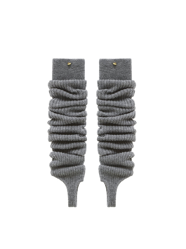 Alpaca Wool High-Cuff Slouch Socks - CHINASQUAD