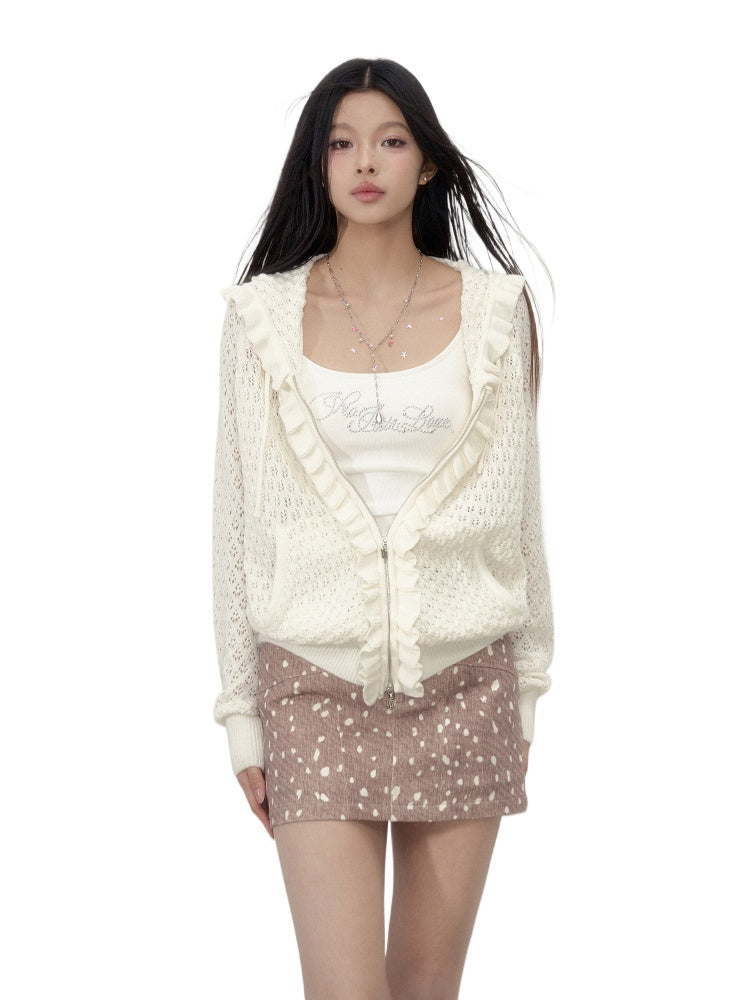 Hollow Knitted Casual Outerwear - CHINASQUAD