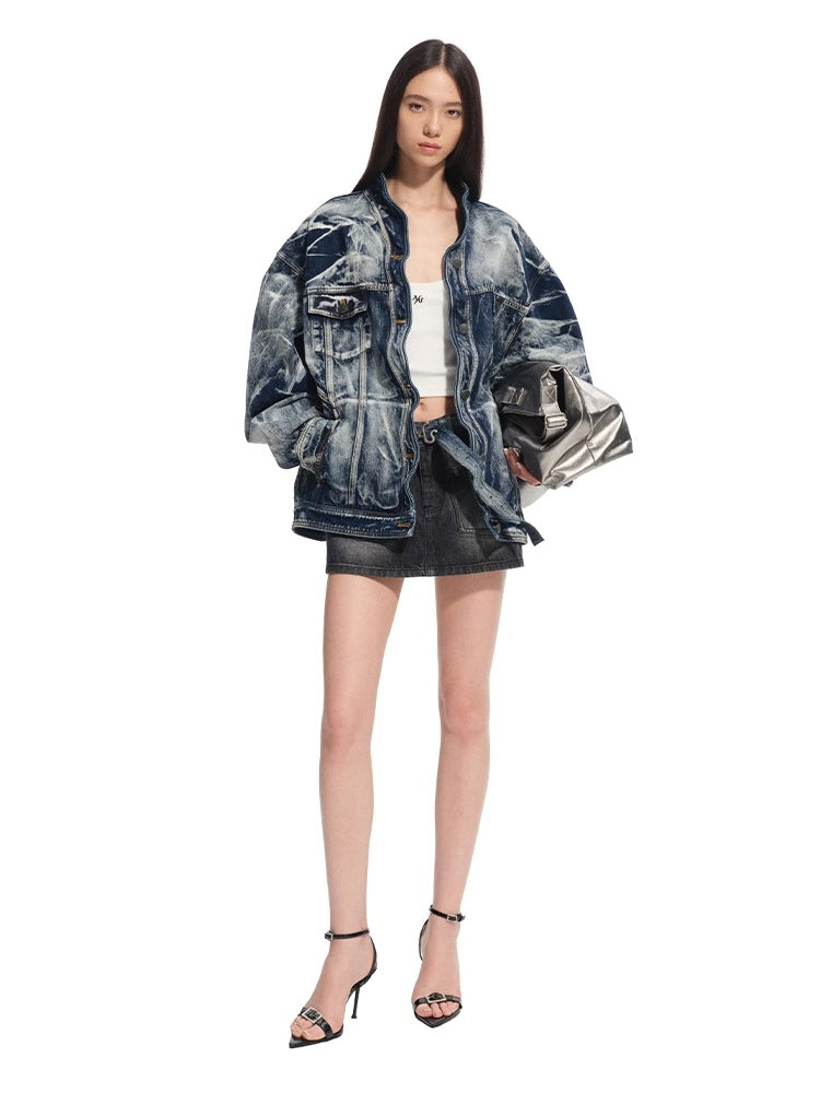 "Feria Series" Volcano Washed Denim Jacket - CHINASQUAD
