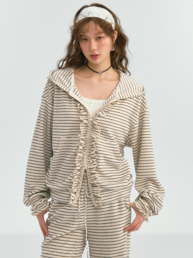 Soft Striped Hoodie / Casual Pants / Long Sleeve T-shirt - CHINASQUAD
